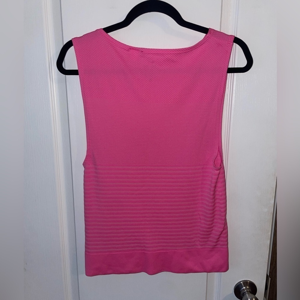 Nike Hot Pink Sleeveless Knit Tank Top Running Size XS - Picture 4 of 6